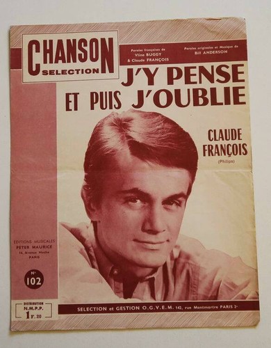 Partition vintage sheet music