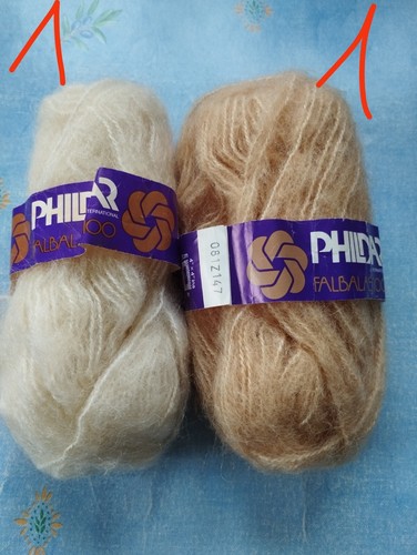 Lot pelotes laine - 2, de