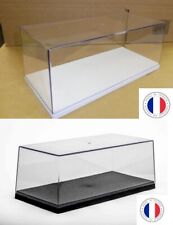 Boite Vitrine Empilable 1/18 Socle Blanc ou Noir MADE IN FRANCE Haute Qualité