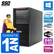 PC Tour Lenovo ThinkStation P300 Intel G3220 RAM 16Go SSD 240Go Windows 10 Wifi