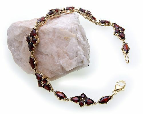 Bracelet grenat véritable - grenat,