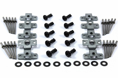 10x dzus attachés 17mm noir - attachés,