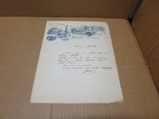 SANCERRE (Cher) facture vins spiritueux en gros MARNIER Fils 1908