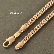 Chaine collier  dorée/plaqué
