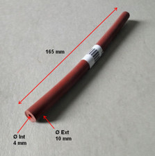 020.945 Tuyau silicone rouge centrale vapeur DOMENA ASTORIA D4x10 mm L=165 mm