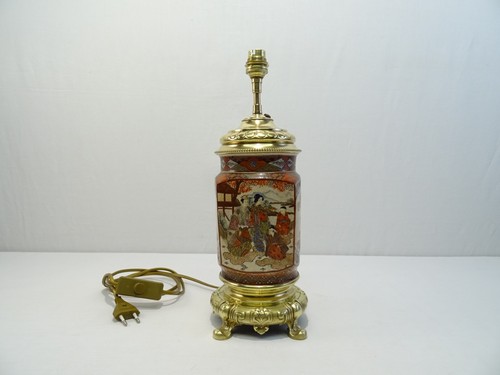 Ancienne lampe ceramique - ancienne,