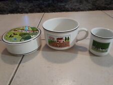 LOT DE 3 PIECES VILLEROY ET