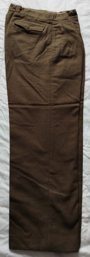 Pantalon militaire laine kaki - ,