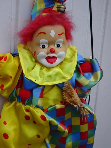 Grande poupée clown - , en