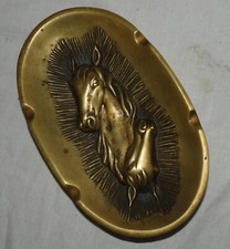 Cendrier d'Art en BRONZE - signé A. DUBOIS (cheval)