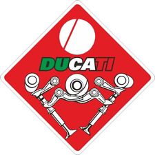 Sticker plastifié DESMO DUCATI Monster Hypermotard Strada - 6,5cm x 6,5cm