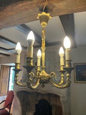 Lustre bronze 5 feux de