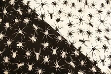 Araignées Tissu Poly Coton - Idéal Pour Halloween - 112 CM Largeur