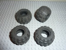 4 x Pneus pour roues LEGO TECHNIC tyre 6579 / set 9736 8451 8248 8453 8463 ...
