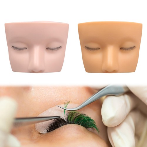 Tête mannequin pour - pour, cils