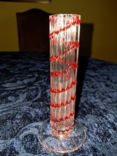 Joli petit vase soliflore ancien, verrerie italienne