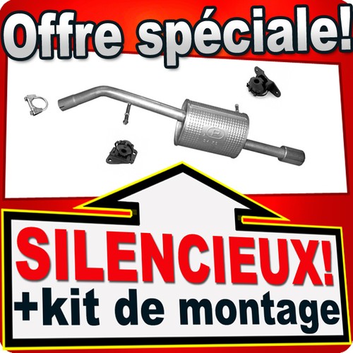 Silencieux arriere pour - silencieux,