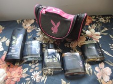 PARFUM  FLACONS EAU DE TOILETTE PLAYBOY + POCHETTE TROUSSE + GEL DOUCHE (COTY)