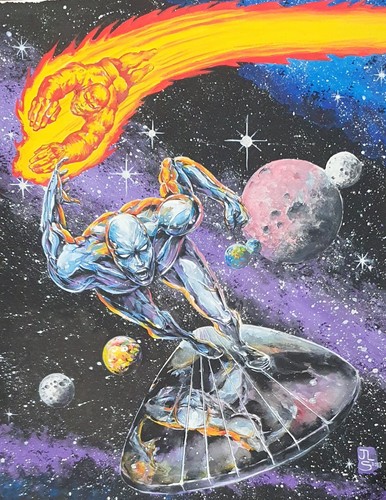 Silver surfer torche - la,