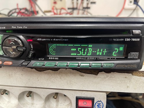 Cde7860r rds alpine - cde7860r, autoradio