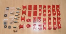 Meccano: Lot de7 moteurs 3/6 volts réf 601 et accessoires divers état neuf