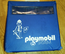 MALETTE Valise PLAYMOBIL SYSTEM VINTAGE BLEU valisette