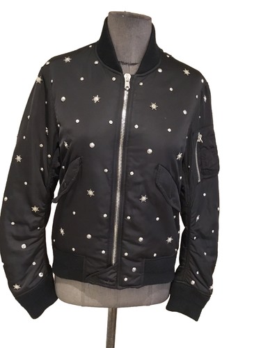 Superbe blouson bombers - bombers, noir