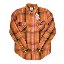 NWT LVC Levi's Vintage Clothing Shorthorn Shirt Peanut Check Size XS