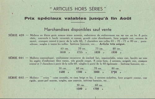 Publicité ancienne mallette - publicité,