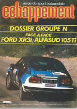 ECHAPPEMENT N°170 FORD XR3i