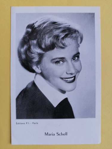Carte photo actrice - de, l'actrice
