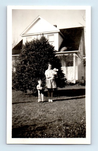 Old vintage photo boy and - vintage, girl