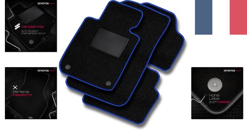 Tapis sol velours bleu - de,