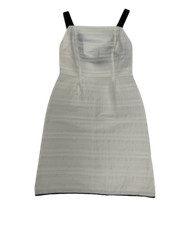 Robe blanche col carré Vera