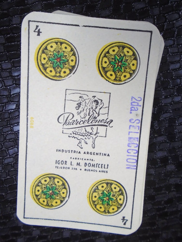 Ancien jeu cartes - jeu, de