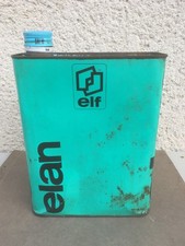 Ancien bidon d'huile Elf Elan / Collection / Automobilia / Garage