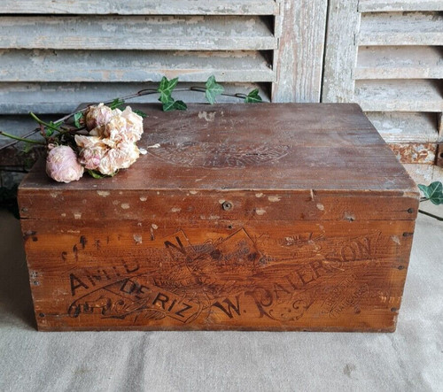 Ancienne boite bois - boite,