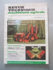REVUE TECHNIQUE TRACTEUR