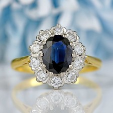 Bague de fiançailles vintage