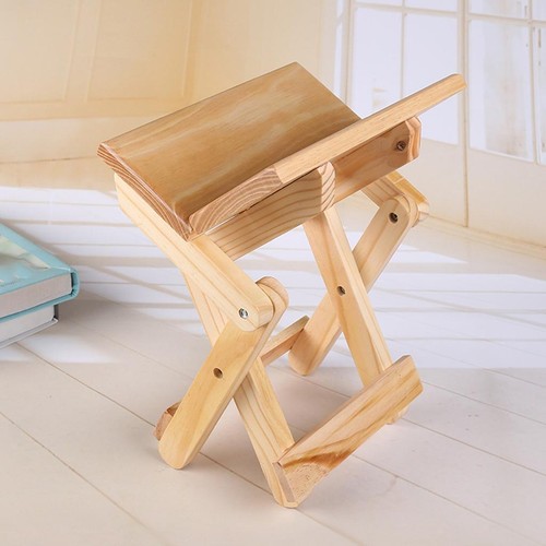 Pliable petit tabouret bois - pliable, en