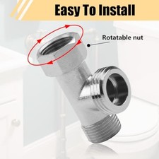 Vanne en laiton 3 voies pièce en T pour lignes d'alimentation en eau dans salle