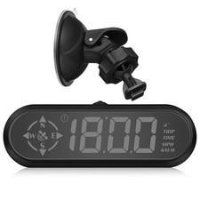  Compteur de vitesse numérique Hud pour voiture, affichage numérique, boussole,
