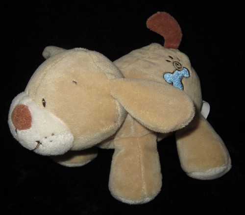 Doudou peluche chien marron - doudou,