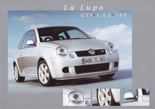 Catalogue brochure lupo gti - brochure, vw
