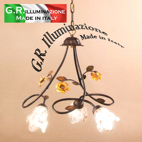 Lustre fer forgé - , classique