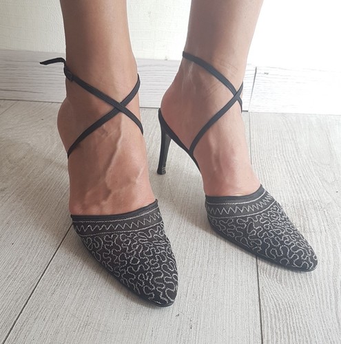 Escapins pieds ysl vintage - nu-pieds,