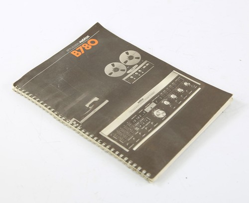 Manuel utilisation revox b - d'utilisation,