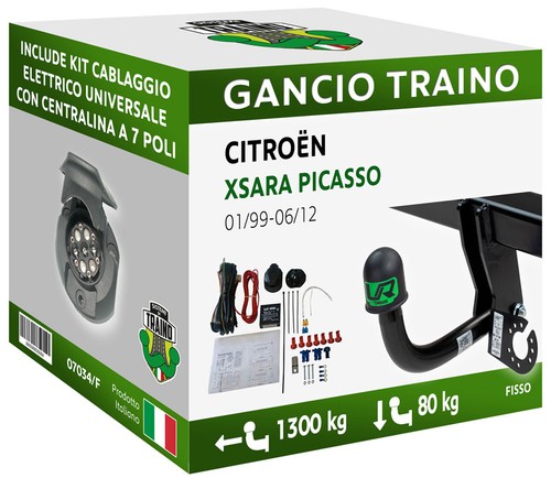 Attelage fixe pour citroën - fixe,