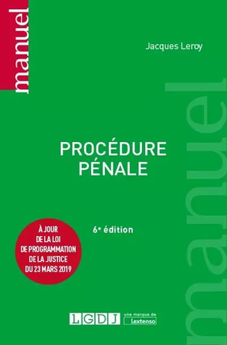 Procédure pénale - , (2019)