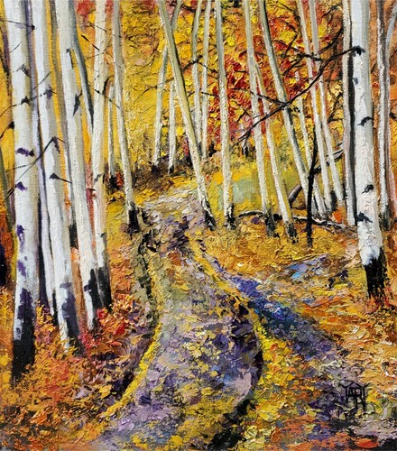 Yary dluhos aspen - aspen, trees